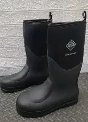 NEW Muck Boot Company Chore Met Guard Boots - Black Size 14