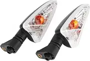 Indicators Flowing Turn Signal 1 Pair Motorcycle Turn Signal Light Indicator Flasher Lamp for Tiger 800 1050 675 Motorcycle Turning Light Motorcycle Light Turn Signal Indicator (Color : Clear)