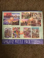 New CARDINAL 12 Family Puzzle Pack 150/300/500 pcs in Original SEALED Bags