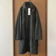 Uniqlo U Uniqlou Hooded Coat Olive