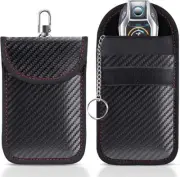 Faraday Pouch for car Keys 2 Pack Faraday Bag Car Key Signal Blocking Pouch Keyl