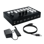 4K 4 HDMI Video Switcher Multi Camera Live Streaming Production Recorder