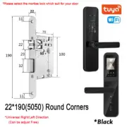 Tuya Wifi Digital Electronic Smart Door Lock with Biometric Fingerprint Camera