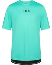 Fox Ranger Short Sleeve MTB Jersey Aqua 2025