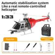 Kids 6CH 2.4G RC Helicopter Toys 6-Axis Gyro Flybarless Airplane Model Gifts