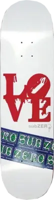 Sub Zero Love Park 8.5 Skateboard Deck