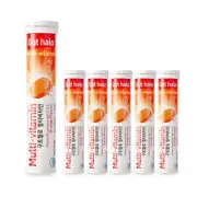 Gut halo Multi-Vitamin Orange Flavor, Effervescent Vitamin, 4,000mg x 20 tablets