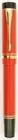 Parker Duofold Centennial Fountain Pen 18Kt Med Pt New In Box Orange & Gold