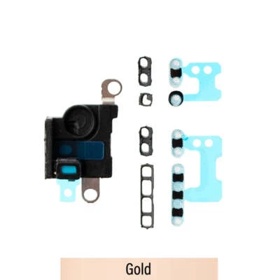 Loud Speaker & Microphone Anti-dust Mesh for iPhone 11 Pro-Gold (Pack of 10)