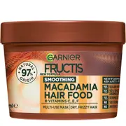 Garnier Fructis, 3-in-1 Hair Mask, Smoothing & Hydrating, Hair Food Macadamia, 390ml