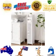 Toilet Roll Holder Toilet Paper Holder with Slim Shelf Over Toilet Storage White