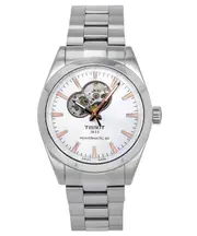 Tissot T-Classic Gentleman Powermatic 80 Swiss Made Open Heart Dial Mens Watch