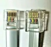 10 pcs Phone cable / RJ12 (6P6C) Straight - 25ft DATA HQ DATA CABLE