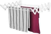 Polder Wall-Mount 30-Inch Accordion Clothes Dryer White