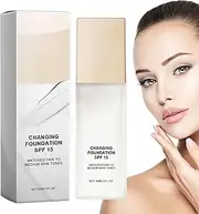Skye Color-Changing Magic Foundation, Magical Color Changing Foundation, All Day FlawlessFoundation ColorChanging Magic Makeup (1pcs)