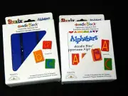 SIZZIX DOODLE BLOCKS UPPERCASE & LOWERCASE ALPHABET SETS EXCELLENT COND!