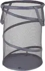 Pop-Up Collapsible Mesh Laundry Hamper, Charcoal