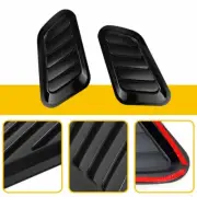2X Air Hood Flow Intake Bonnet Scoop Cover Vent Universal Car Decorative