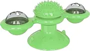 Windmill Treat Dispenser - Toy Windmill Pet Treat Dispenser with Suction Cup | Interactive Slow Feeder Trainer, Funny Kitten Toys for Friends, Families