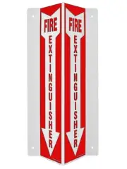 ULINE Projecting Sign Fire Extinguisher 3-Way 18 x 8 x 3