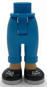 Lego New Blue Mini Doll Legs Pants Piece