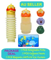Baby Kids Travel Reusable Urinal Portable Shrinkable Mobile Toilet Potty Pee