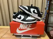 Men's Nike Dunk Low Retro "Panda" White/Black-White (DD1391 100) Size - 8M