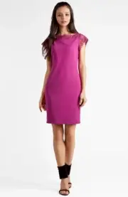 NWT $981 Emilio Pucci Lace Detail Dress Size 40IT