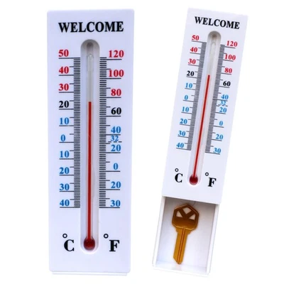 Hide A Key Outside Thermometer Decorative Key Hiders Holder Containers Lockbo...