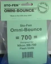 StoFen Omni-Bounce 700 Diffuser fits Nikon SB-700 Flash Units