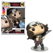 Stranger Things Hunter Eddie With Guitar Metallic Funko POP! Vinyl