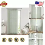 Eco-Friendly Soft Green Pinch Pleated Curtains - Modern Light Filtering Drapes