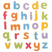 Bigjigs Toys Educational Wooden Magnetic Letters - Lowercase