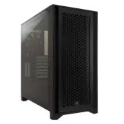 Corsair Carbide 4000D Airflow Front I/O USB 3.1 ATX Tempered Glass Case f/PC BLK