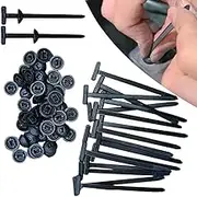 Nylon Universal Cable Tie Buckle, 100Pcs Heavy Duty Self-Locking Nylon Zip Ties Holder, Multipurpose Plastic Cable Ties Tool for Car Daily Repair, UV Resistant & Strong Bite Force Cable Clips(100pcs)