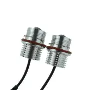 New Gex Super Bright LED Halo Angel Lights 60W 1600LM For BMW 130i