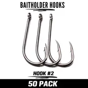 Kamikaze BAITHOLDER Hook #2 50 Pack