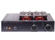HiFi Bluetooth 5.0 Tube Preamp MM/MC Phono Stage Amplifier FM Radio USB Player
