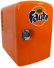Orange Fanta Soda Coca Cola Mini Fridge Compact Personal Refrigerator Retro