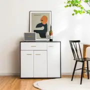 CostwayModern Buffet Sideboard Table with Adjustable Shelf for Dining Room, Living Room and Entryway