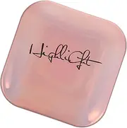 HONITANO Highlighter Powder Palette Single Color Shimmering Face Highlighter Makeup for Glowing for Contouring and Brightening