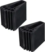 2pcs Floor Mat Ladder Foot Rest Rubber Ladder Feet Foot Pad Foot Cushion Chair Mats Ladder Stabilizer Bumper Ladder Feet Pads Ladder Rest Mats Sector Protector Fixture Boots