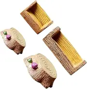 CIMAXIC Micro Landscape Accessories Mini Stump Ornaments Resin Decor for Boys and Girls Toy Home Decor