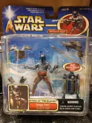 Star Wars: Attack Of The Clones - Jango Fett With Electronic Jetpack & Armor Set
