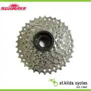 Sunrace Screw On Cluster - 8 Speed - 13-32T - Chrome Made in Taiwan