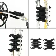 1/2 Pair Compound Bow Stabilizer Split Limb Dampener Crab Shock-Absorb Silencer