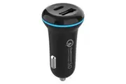 36W Dual USB QC 3.0 & USB C PD Car Charger
