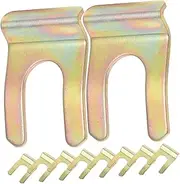 PRETYZOOM 10Pcs U Shaped Brake Line Clips Hose Retaining Clips for Trucks and Vehicles Easy Installation Reliable Fastening for Brake Lines and Oil Pipes