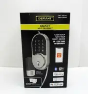Defiant Round Smart Wi-Fi Deadbolt Satin Nickel HSGC6X2D01AJ