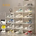 5PCS Transparent Shoe Organizer Magnetic Shoe Storage Box Cabinet Shoe Rack New